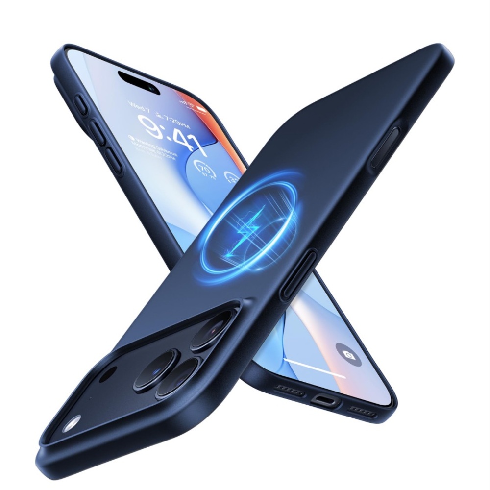 iPhone 17 PRO MAX Case MagSafe Compatible 6.9” ORIGIN FIT-DEEP BLUE Matte